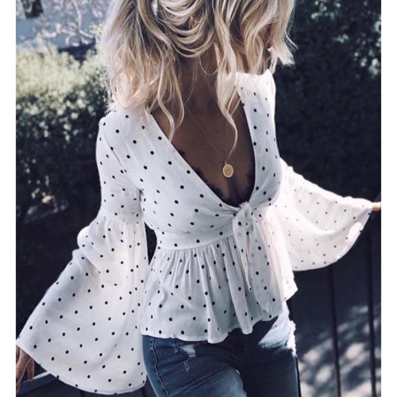 Vici Tops - VICI :: Morgan Tie Blouse
